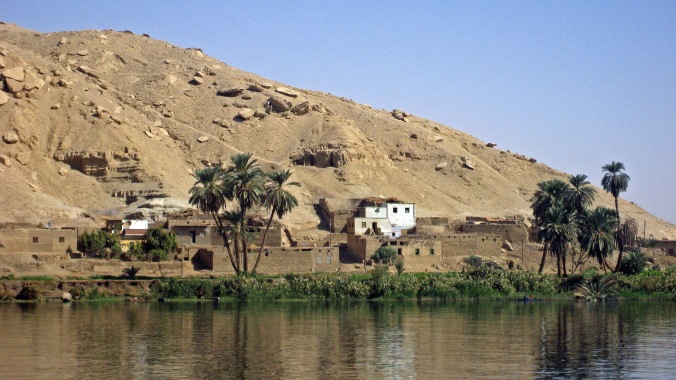 Picture of Nile scenery in Egypt