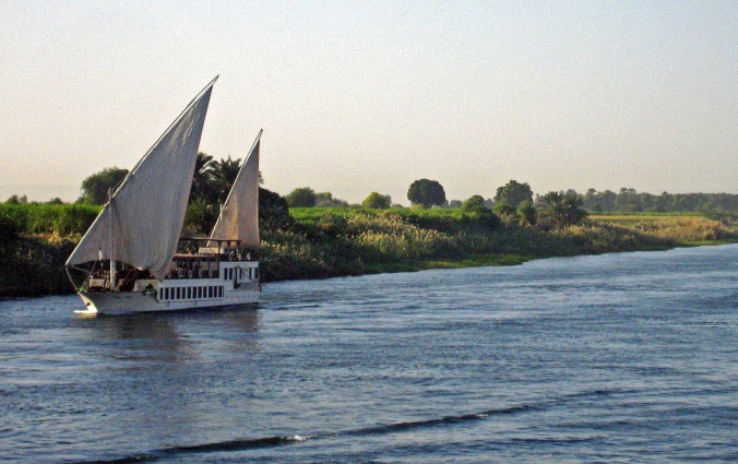 Picture of Nile scenery in Egypt
