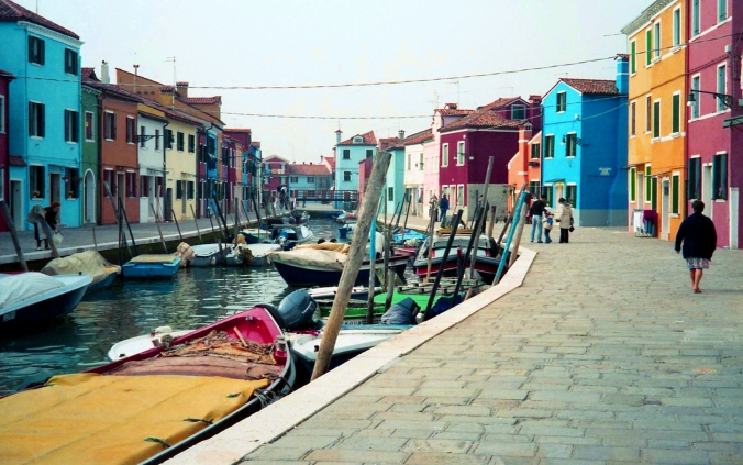 Picture of Burano in Italy